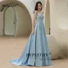 BEPEITHY Sleeveless A-Line Long Evening Dress Party Dress For Women Sexy Deep V Neck Prom Gown Formal Luxury 2022 ► Photo 3/6