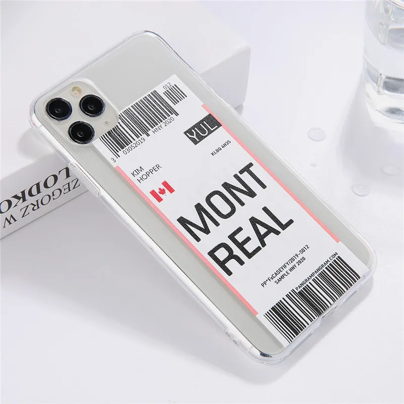 AC8881 USLION ins флаг штрих-код этикетка мир чехол для телефона для iPhone 11 11 Pro XR XS Max 6 6s 7 8 plus прозрачный мягкий ТПУ чехол Fundas - Цвет: AC8881