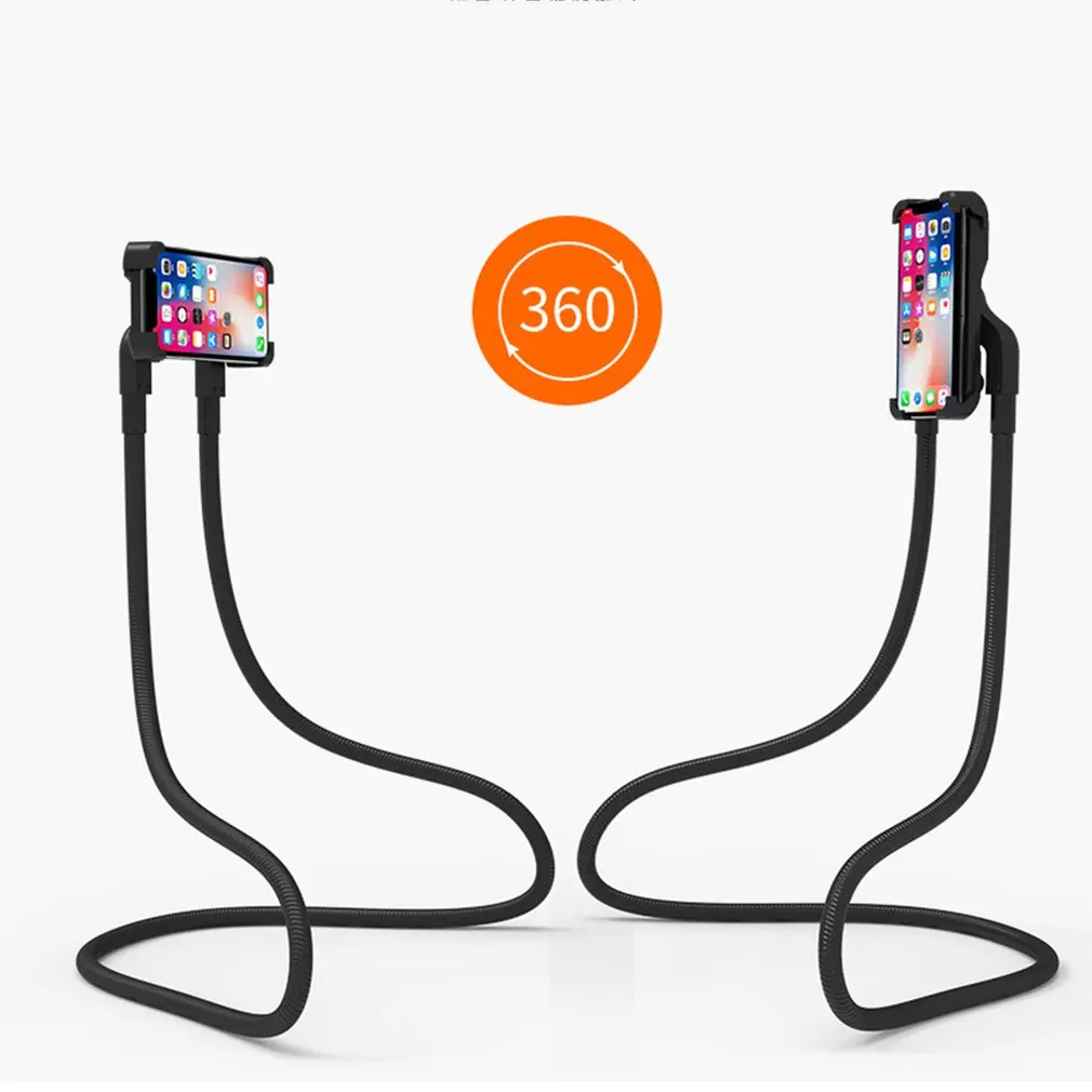 

2019 New Universal Lazy Bracket Phone Selfie Holder Snake-like Neck Bed Mount Anti-skid 360 Degree Rotation Flexible Stand