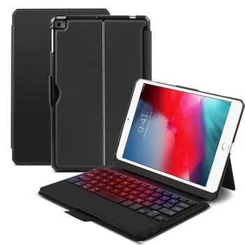 

For iPad Mini 4 Mini 5 Detachable American Bluetooth Keyboard Magnetic Adsorption Bracket Tablet Case with Keyboard (American)