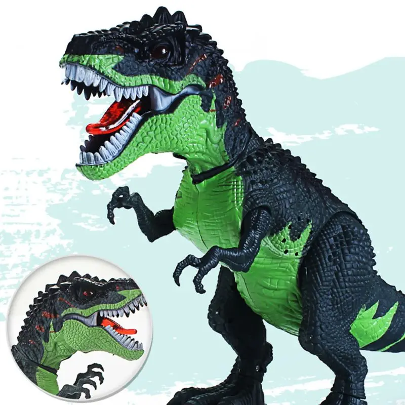 T-Rex динозавр модель моделирование ходьба Свет Проекция электрическая игрушка для мальчиков