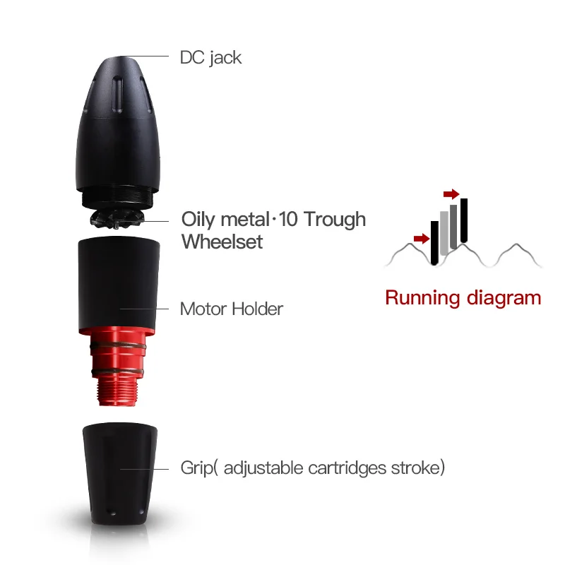 Kaufen Tattoo Kit Professional Tattoo Rotary Pen Maschine Set Permanent Make Up Patrone Nadel Tattoo Körper Kunst