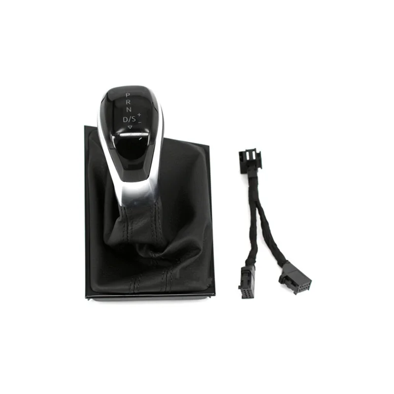 Knob with cable OEM MQB светодиодный рычаг переключения передач с чехлом от пыли для VW Tiguan MK2 Passat B8 Kodiaq - Название цвета: Knob with cable