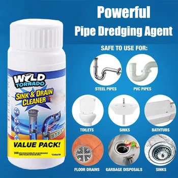 

Sewer Toilet For Kitchen Hot Sale Cleaning Tools 1PC Closestool Clogging Pipe Dredging Agent Powerful Sink Drain Cleaner