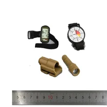 

1/6 Easy Sample 26043S 26043SW 20643 SD Maritime Raid Force Military Free Fall Insertion Flashlight GPS Altimeter Model Collect