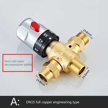 

brass thermostatic valve solar thermostatic mixing valve bathroom water thermostatic faucet cartridges thermostat faucet DN15