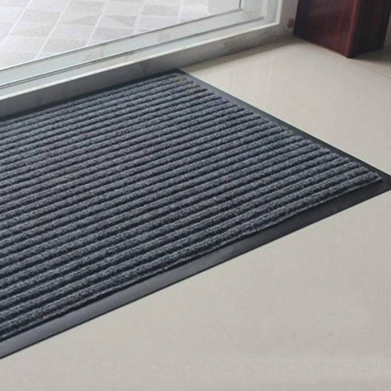 2-Pack полосатый дверной напольный коврик-Крытый Открытый коврик Entryway Добро пожаловать коврики, Крытый Открытый входной коврик коврики для обуви Скребок D
