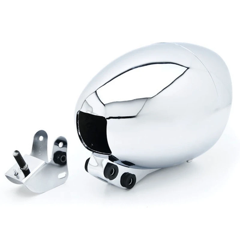 

Motorcycle Custom Chrome Headlight for Honda Iron Horse 400/600 YAMAHA SUZUKI KAWASAKI HIGH LOW BEAM HEAD LIGHT