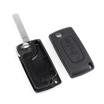 

3 Button Remote Key Fob Case Shell Blade For Citroen C3 C4 C5 C6 Picasso