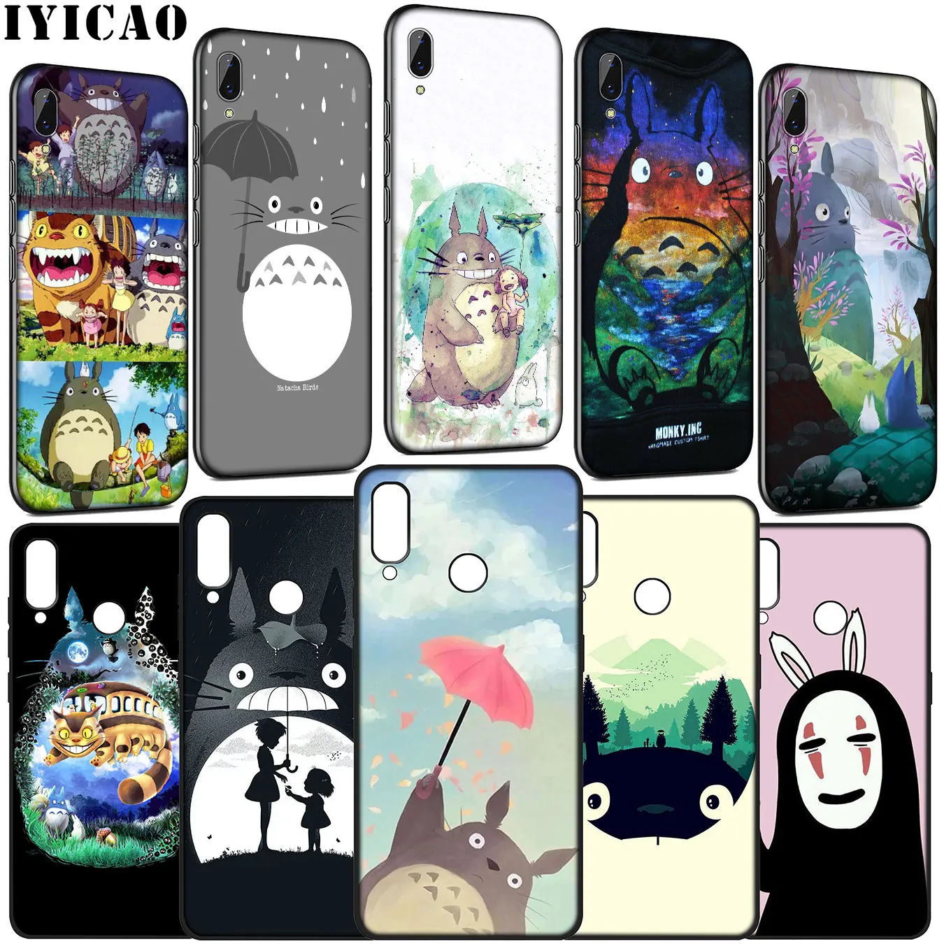 IYICAO Мягкий силиконовый чехол для Huawei Y9 Y7 Y6 Prime 2019 Honor 20 10 9 9X 8C 8X 8 Lite 7C 7X 7A Pro |