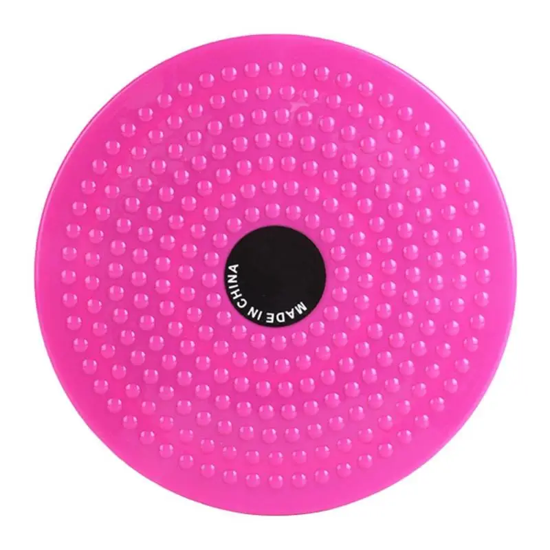 Durable Twist Boards Delicate Delicate Design ABS Weight Loss Massage Twisted Plates Fitness Waist Twisting Disc Balance Board - Цвет: Розовый