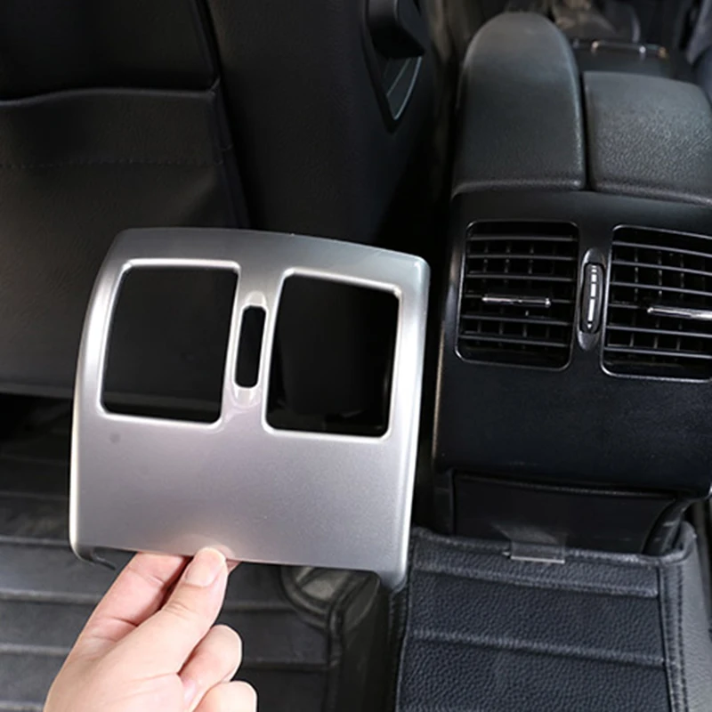 Car Rear Air Conditioning Vent Decorative Frame Trim Car Style For Mercedes Benz C Class W204 2008-2013