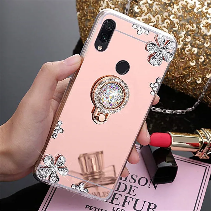 Для Xiaomi Redmi 5A 6 6A роскошное блестящее зеркало 3D DIY чехол для 5 plus S2 Note 4 4X мягкий