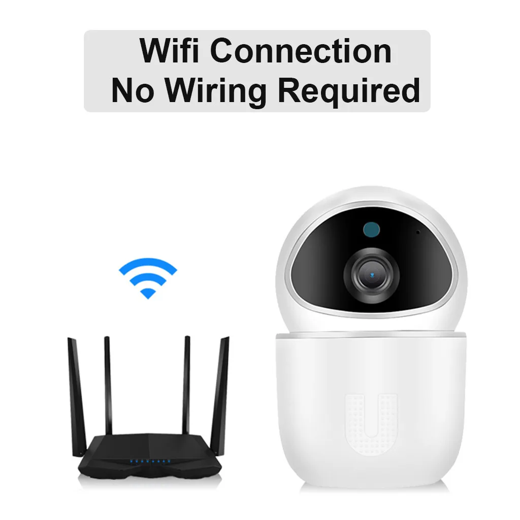 Новое поступление HD IP Cloud камера хранения наблюдения Wifi безопасности ночного видения двухстороннее аудио дропшиппинг