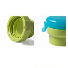 Крышка Анти-Переливающаяся Солома для портативного бутилированный напиток для детей Spillproof герметичная эластичная крышка на присоске