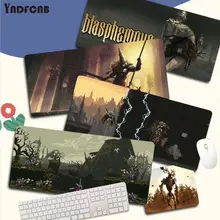 Jogo blasfemo legal moda única almofada de mesa jogo mousepad tamanho para cs go lol jogo jogador computador portátil