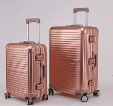 'Delicate design 20'' 24'' 28'' 100% Aluminum trolley suitcase Metal luggage set in stock (1pc 20Inch)'