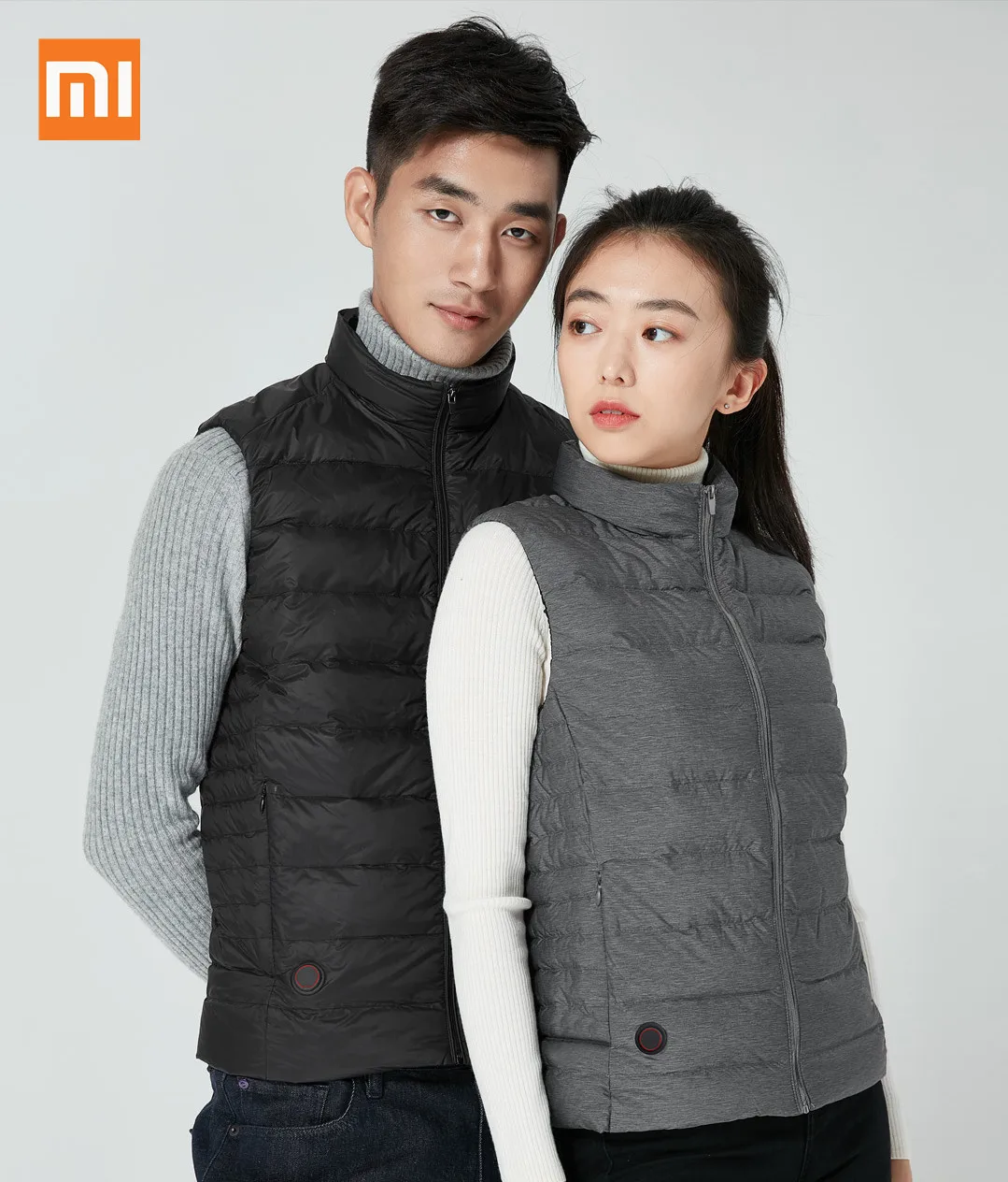 Xiaomi Mijia CottonSmith Графеновый умный температурный контроль жар гусиный пух жилет Пара моделей 4 файла контроль температуры