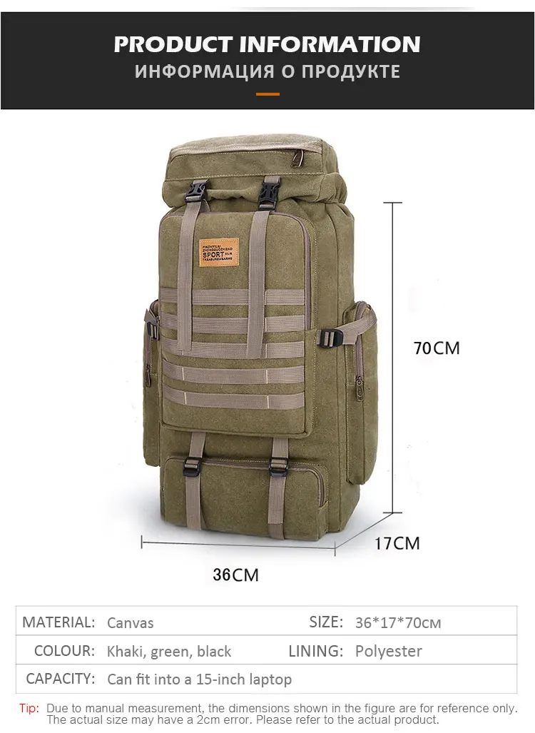 de acampamento viagem tático à prova dwaterproof