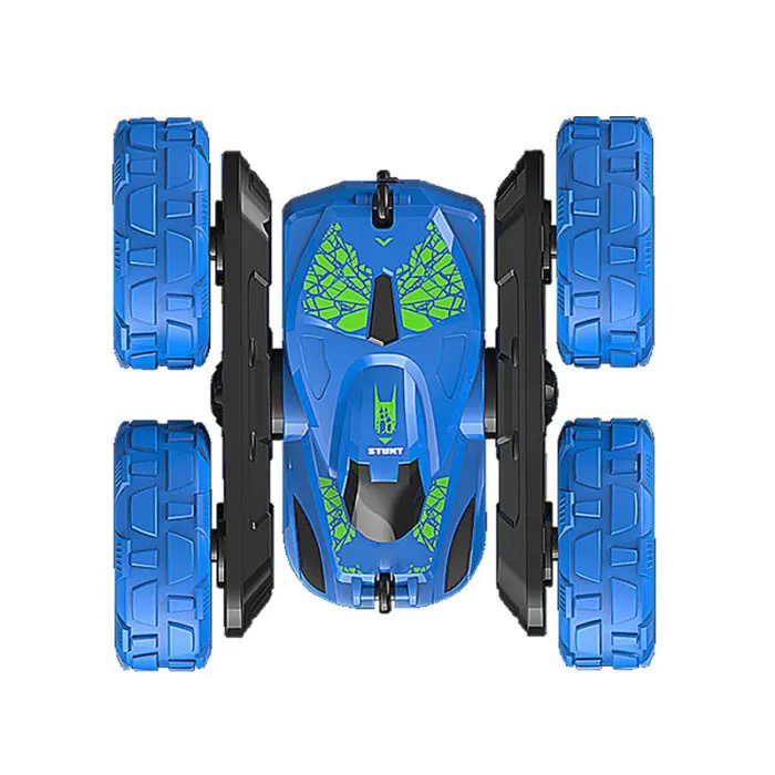 Двусторонняя 360 градусов вращающаяся RC трюковая машина 2,4 ГГц внедорожная игрушка для детей QP2