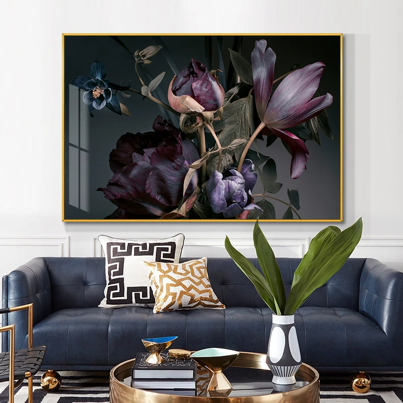

Modern Abstract Withered Flower Painting On Canvas Print Nordic Poster Wall Art Picture For Living Room Home Decor Frameless