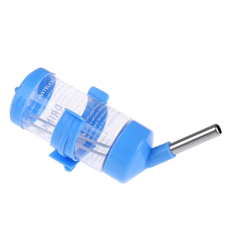 Bebedero agua de plástico para hámster, dispensador de botellas, comedero colgante para mascotas, perro, conejillo de indias, ardilla, conejo durmiendo, cabeza, fuente de tubo, 1 ud.
