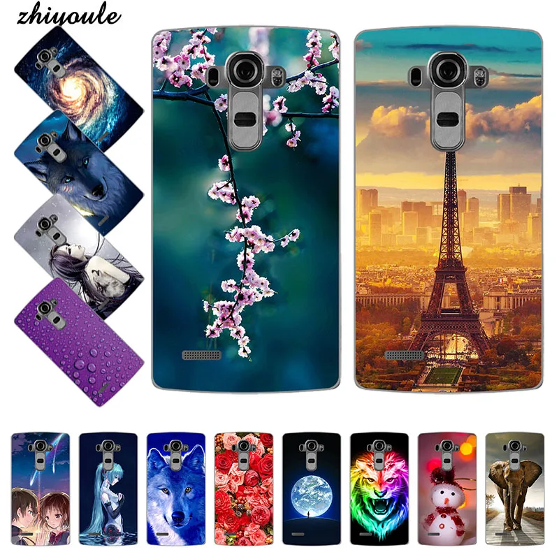 Case for LG G4 Soft Silicone TPU Cool Design Pattern Painted Phone Cover Coque LGG4 H815 Cases | Мобильные телефоны и