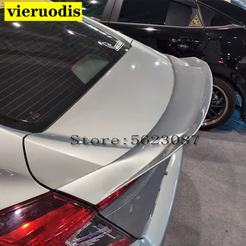 

Primer grey unpainted ABS sports Car Rear Trunk Spoiler Wing For HONDA Civic 10 2016 2017, no drilling needed