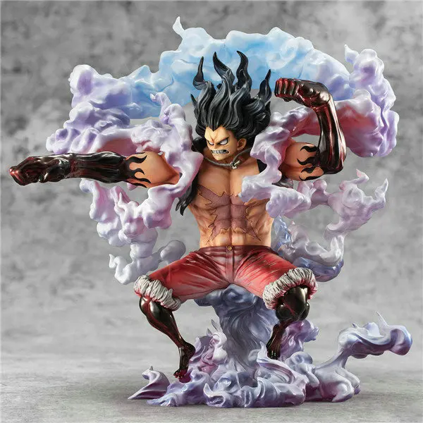 

Anime One Piece Monkey D Luffy Snake Man Gear Fourth PVC Action Figure Toy