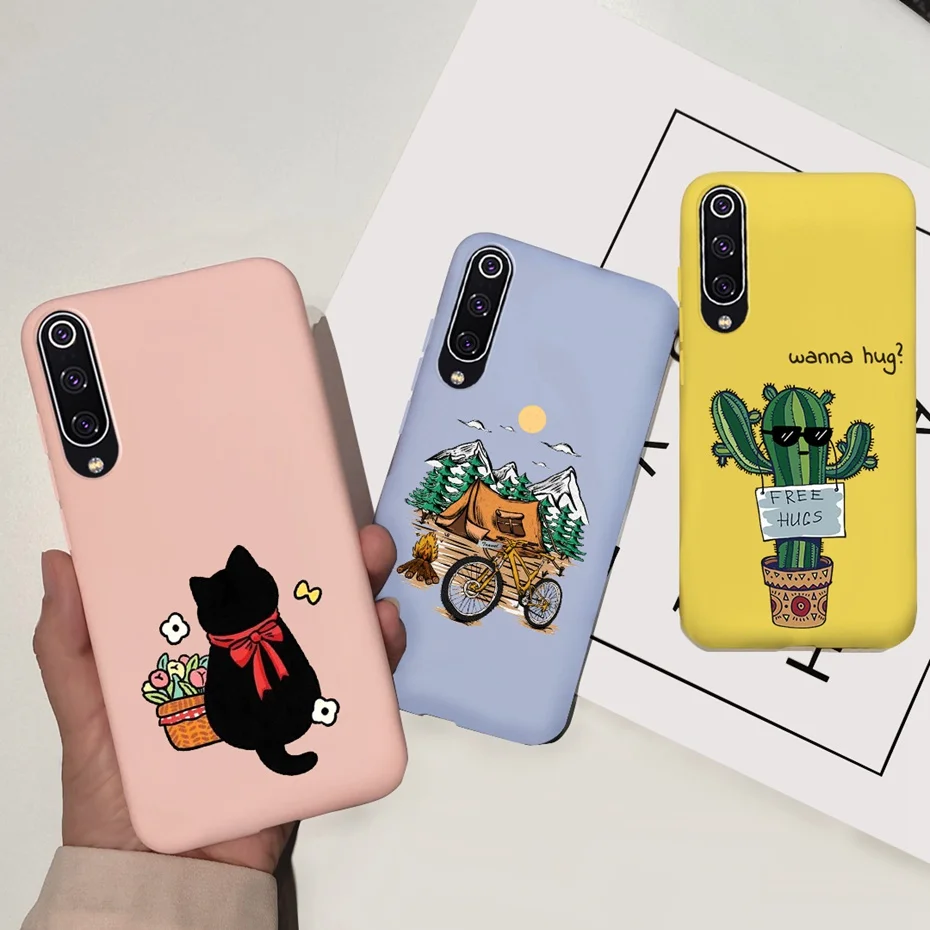 Cute Silicone Soft TPU Bumper Phone Case with Back Cover Design