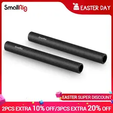 Smallrig 15mm haste de fibra de carbono-6 long long por muito tempo para 15mm haste sistema de apoio (non-thread) pacote de um par-1872