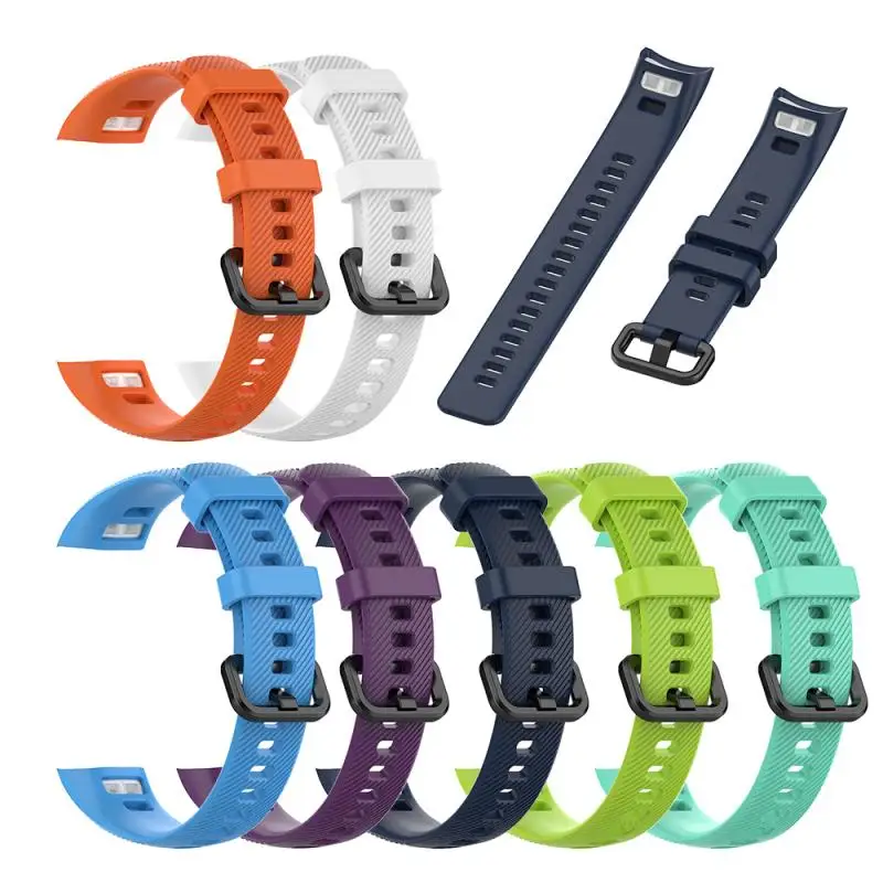 Correa de silicona para Huawei Honor Band 4, 5, accesorios para pulsera inteligente, Honor Glory 5
