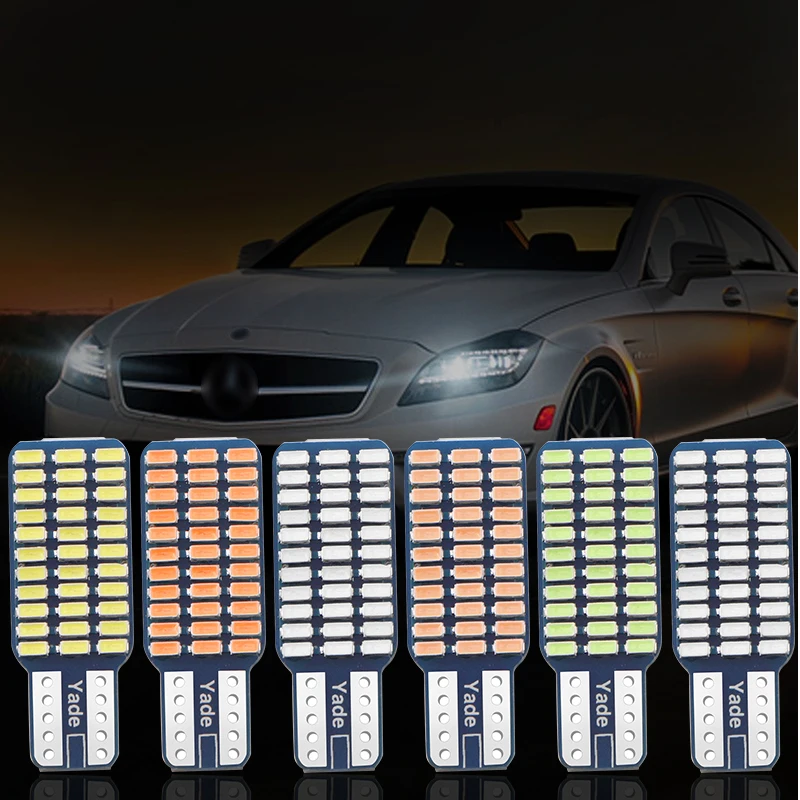 1 шт. T10 192 194 168 W5W светодиодный лампы 33 SMD 33 светодиодный 3014 автомобильные задние фары купольная лампа AC/DC 12V Canbus Error Free красная синяя машина дизайн