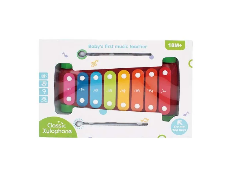 

Creative Infants Children Octave Color Toy Piano Music Eight Key Knock Piano Early Childhood Educational Percussion Instrument