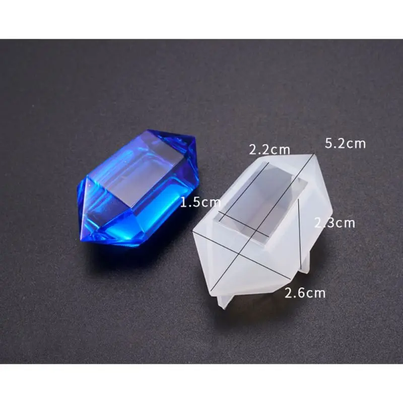 

Soft Crystal UV Epoxy Mould DIY Pendant Mold Jewelry Pendant Decoration Silicone Molds Jewellery Making B95F