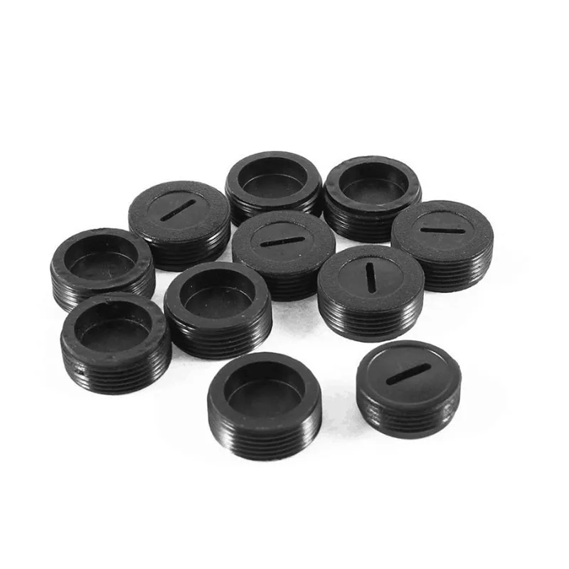 10pc Power tool parts carbon brush cover 10-22mm Round rubber Nut stopper Holder Caps Case Angle Gr