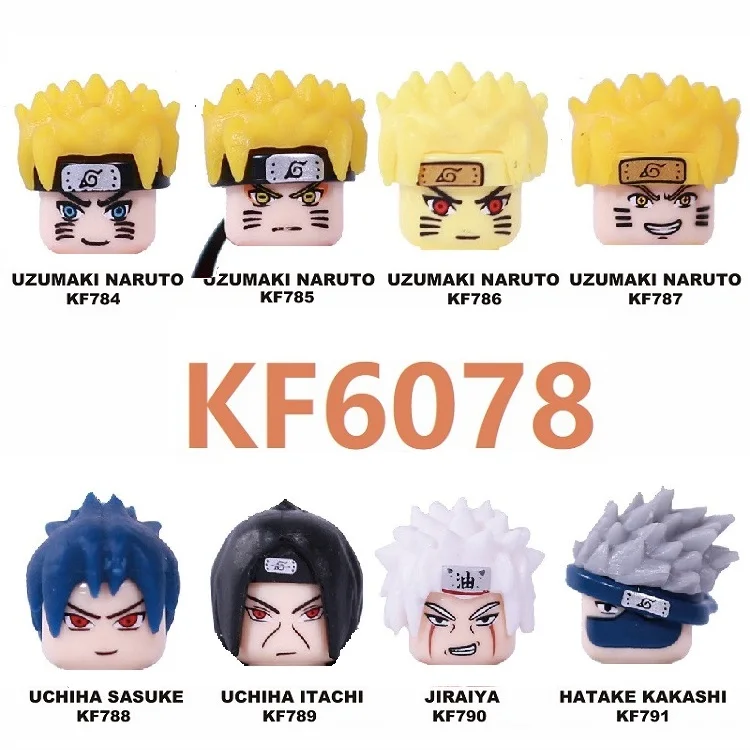KF6078 фигурки из аниме фильмов Наруто Hatake Kakashi Uzumaki Uchicha Jiraiya Uchiha Itach Модель Для детей