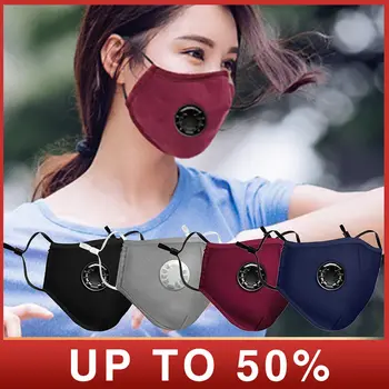 

Reusable Dustproof Cycling Mask Dustproof Mask PM2.5 Windproof Foggy Haze Pollution Cover Washable Facial Protective Cover