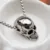 Memento Maury Skull Halskette - Gothic Skelett Schädel Anhänger Für Herren