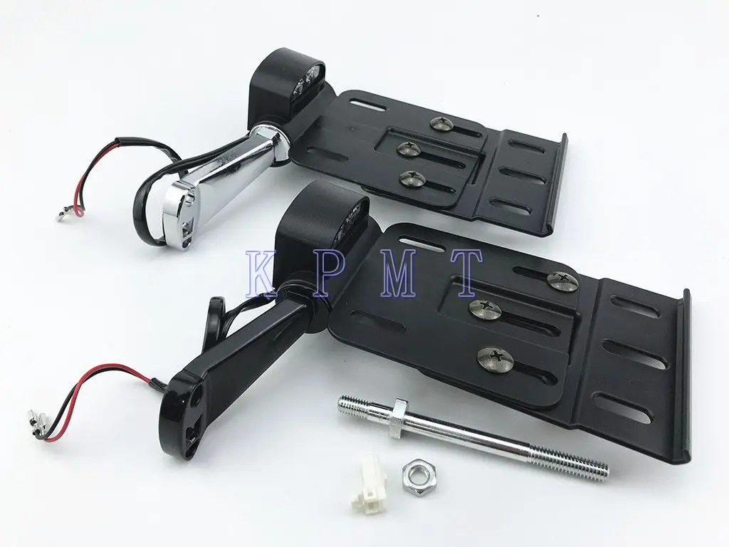 

Motorcycle side-mounted license plate frame LED taillight license plate fender For Harley Dyna Low Rider S FXDLS 2016 2017