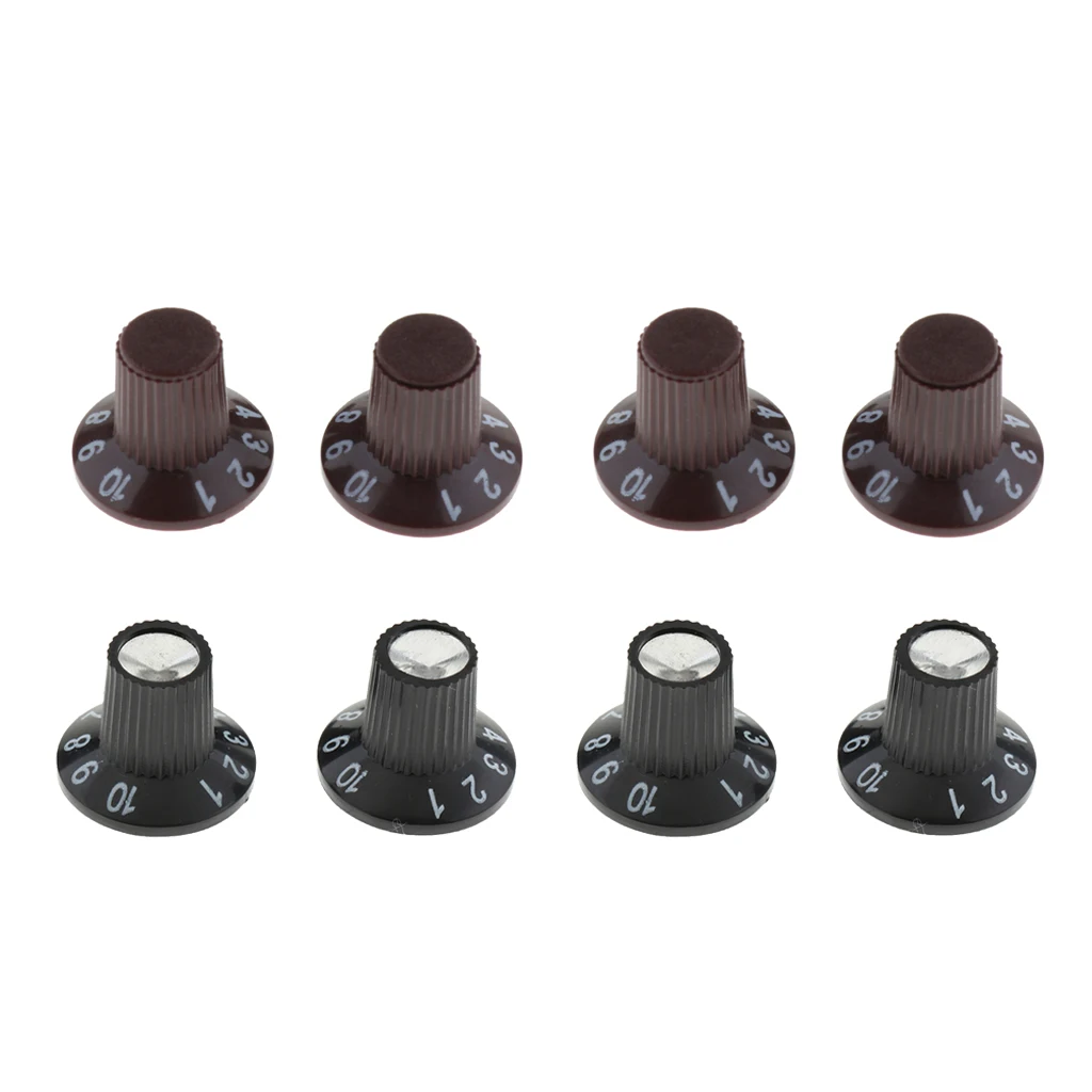 4pcs Guitar Amp Amplifier Knobs Top Hat for LP SG Electric Guitar