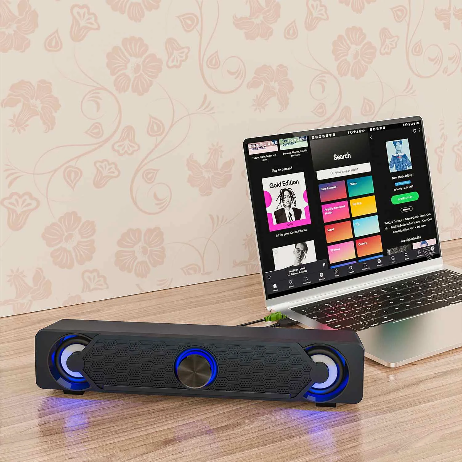 Smalody Speaker Komputer 10W HiFi 