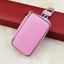 Cross Border Горячая из натуральной кожи Автомобильный ключ Прозрачная Кнопка окна ключи автомобиля Кожаный Чехол маленькие Чехлы для автоключей