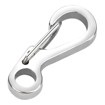 

Outdoor Climbing Carabiner Stainless Steel high-quality non-magnetic practical Keychain Camping Gadgets tools