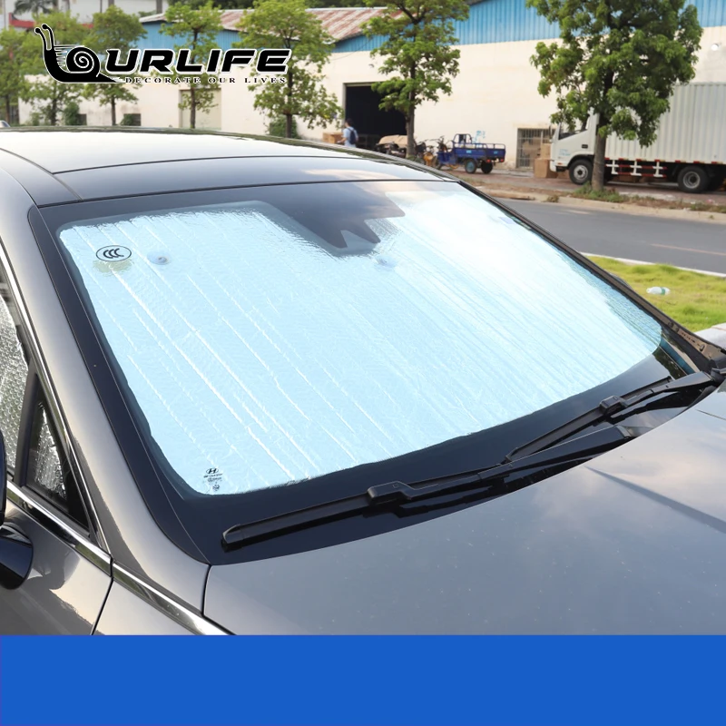 Reflective Car Windshield Window Sun Shade Visor Shield Cover Suction Sunshield Curtain For Hyundai Sonata DN8 10th 2020 2021