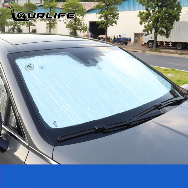 Reflective Car Windshield Window Sun Shade Visor Shield Cover Suction Sunshield Curtain For Hyundai Sonata DN8 10th 2020 2021 Front 1 PCS