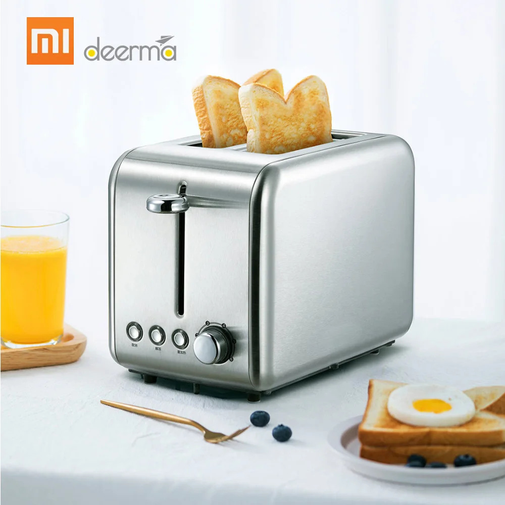 

Xiaomi Deerma Bread Baking Machine Electric Toaster Stainless Steel Household Automatic Breakfast Toast Sandwich Grill Oven