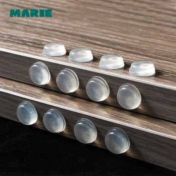 

64 Grains For 1pc Silicon Rubber Door Stopper 11MM Dia 5MM Thickness Self Adhesive Furniture bumper Damper Buffer Durable