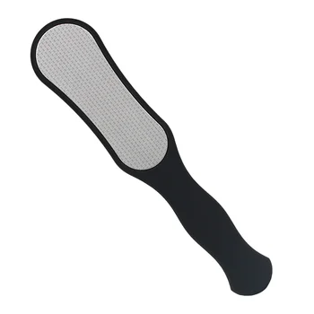 

1PC Foot File Stainless Steel Double Side Callus Remover Foot Scrubber Pedicure Tool (Black)