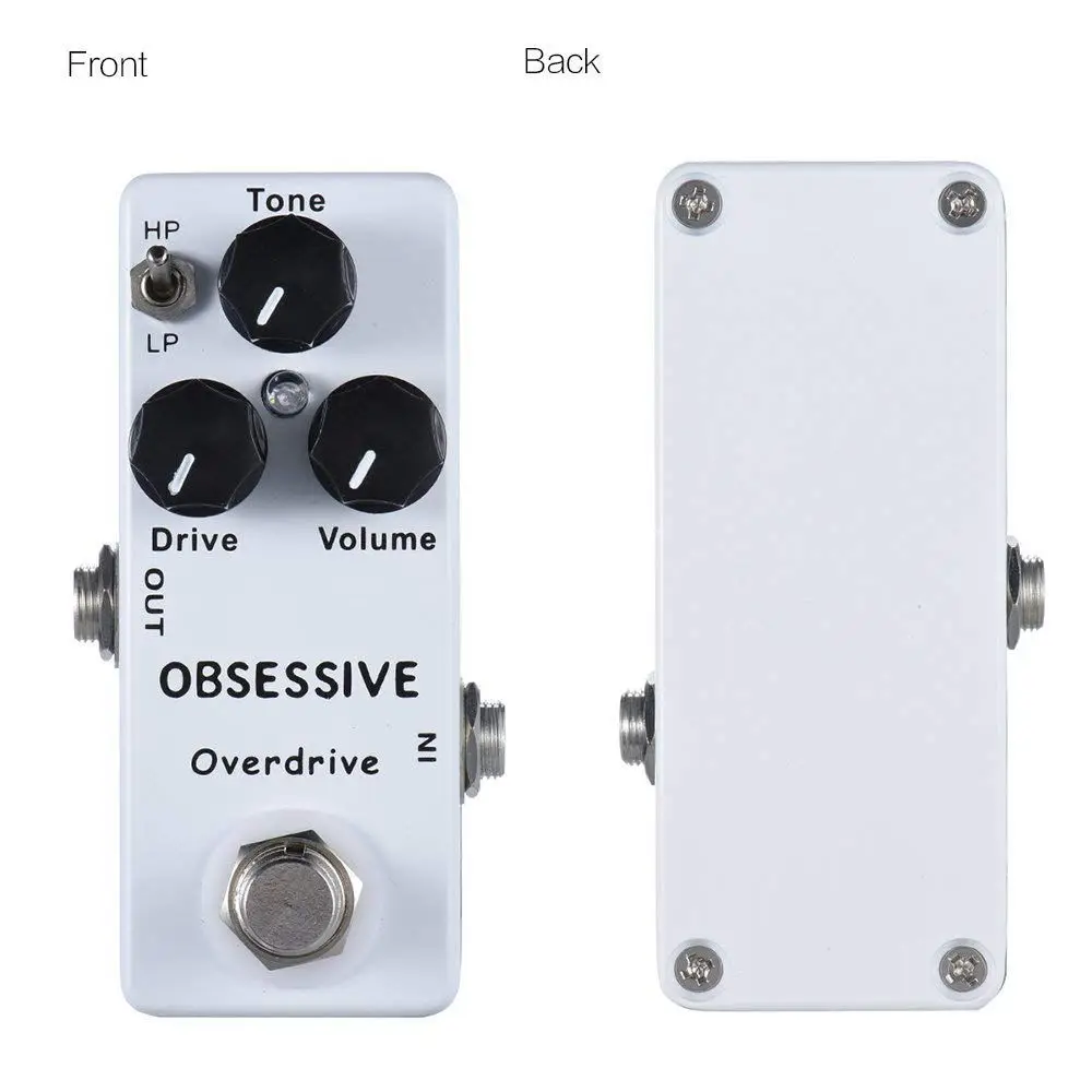 MOSKY Obsession Overdrive мини-гитарный эффект педали True Bypass гитарные части и аксессуары